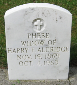 Phebe E. <I>Haag</I> Aldridge 