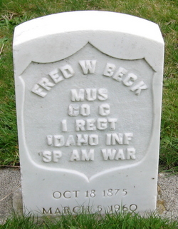 Frederick William “Fred” Beck 