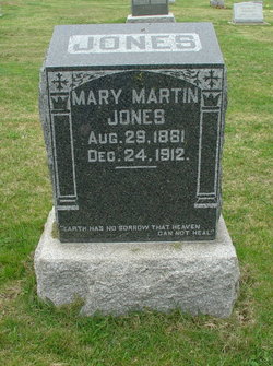 Mary <I>Martin</I> Jones 