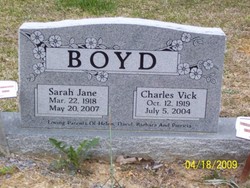 Sarah Jane <I>Barnard</I> Boyd 