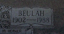 Beulah Inez <I>George</I> Moncier 