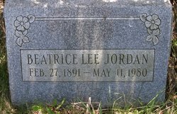 Beatrice Lee Jordan 