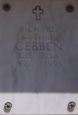 CPL Richard Arthur Gebben 