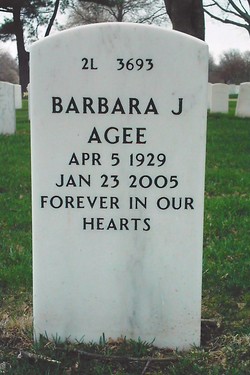 Barbara J. <I>Bush</I> Agee 