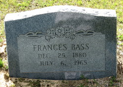 Frances Jane <I>Vickery</I> Bass 