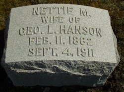Nettie M. <I>Fenn</I> Hanson 