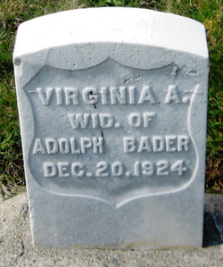 Virginia A <I>Burns</I> Bader 