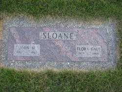 Flora Isabelle <I>Galt</I> Sloane 