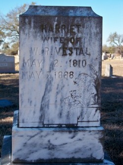 Harriet Matilda <I>Chambers</I> Vestal 