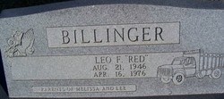 Leo Francis “Red” Billinger 