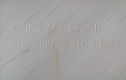 Ida May <I>Mathews</I> Barker 