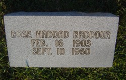 Rose <I>Haddad</I> Baddour 