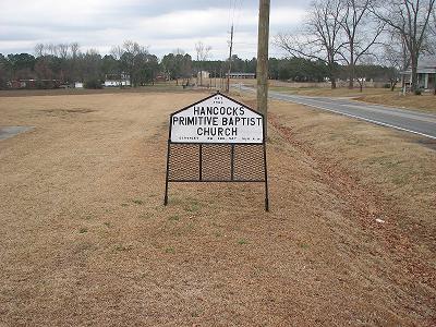 Hancocks Primitive Baptist Church Cemetery