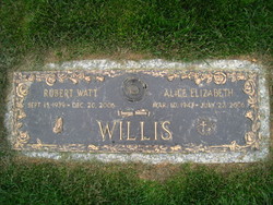 Alice Elizabeth <I>Hopewell</I> Willis 
