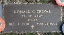 CPL Donald G. Crowe 
