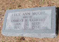 Lucy Ann <I>Moore</I> Rasberry 