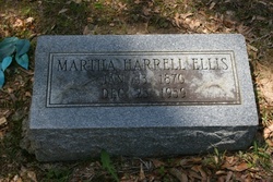 Martha Ann <I>Harrell</I> Ellis 