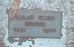 Sarah Ellen <I>Decker</I> Bunger 