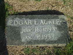 Edgar Lee Ackley 