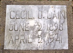 Cecil O Cain 