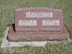 Violet R. <I>Worl</I> Overmyer 