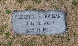Elizabeth <I>Shepperd</I> Hohman 