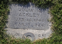 Julia <I>Atkinson</I> Ackley 