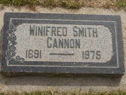 Annie Winifred <I>Smith</I> Cannon 
