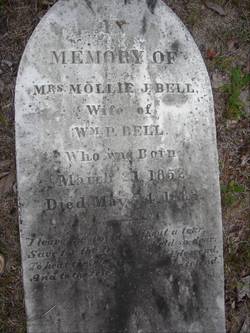 Mary Jane “Mollie” <I>Perry</I> Bell 