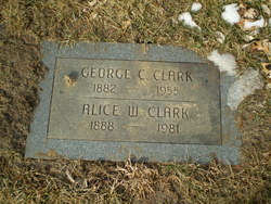Alice May <I>Wheeler</I> Clark 