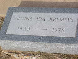 Alvina Ida <I>Backhaus</I> Krempin 