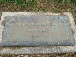 Mary Henrietta <I>Bryant</I> Beal 