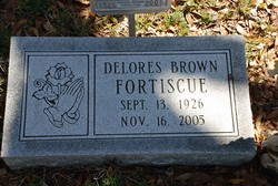 Delores <I>Brown</I> Fortiscue 