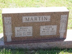Bertha Lee <I>Bowlin</I> Martin 