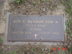 PFC Roy Charles “Bub” Hennington Jr.