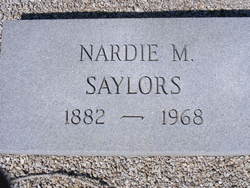Nardie Evie <I>Morgan</I> Saylors 