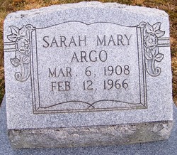 Sarah Mary Argo 