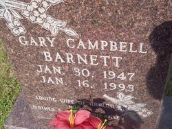 Gary <I>Campbell</I> Barnett 