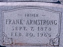Francis Marion “Frank” Armstrong 