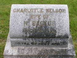 Charlotte <I>Nelson</I> Backus 
