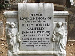 Betty Doreen <I>Armstrong</I> Sanfelix 