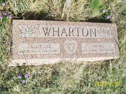 Callie Lee <I>Henry</I> Wharton 
