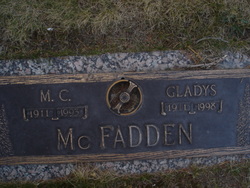 Gladys <I>Marshall</I> McFadden 