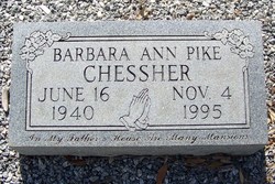 Barbara Ann <I>Pike</I> Chessher 