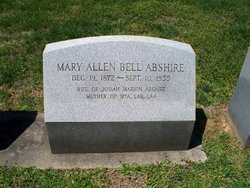 Mary Allen <I>Bell</I> Abshire 