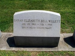 Sarah Elizabeth <I>Bell</I> Willett 