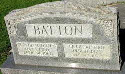 Mary Lillian <I>Alford</I> Batton 