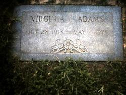 Virginia <I>Hahn</I> Adams 