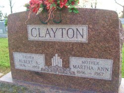 Martha Ann <I>Welch</I> Clayton 