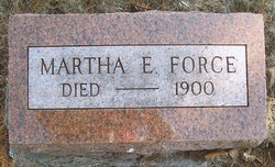 Martha Elizabeth “Mattie” <I>Scott</I> Force 